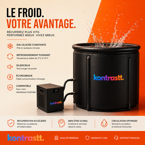 Bain Glacé Portable Kontrastt Pod™ – Récupération & Bien-être
