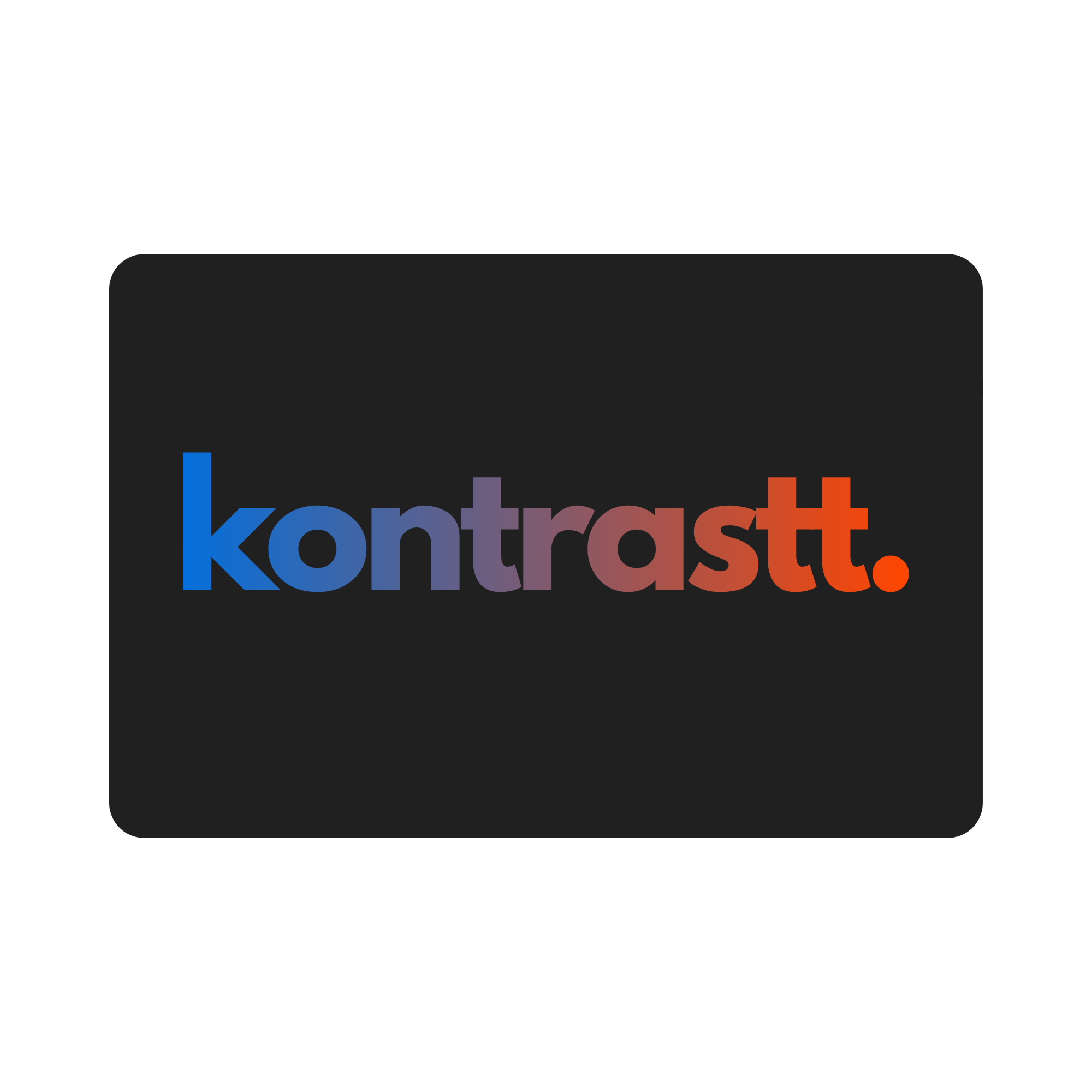 Carte-cadeau Kontrastt